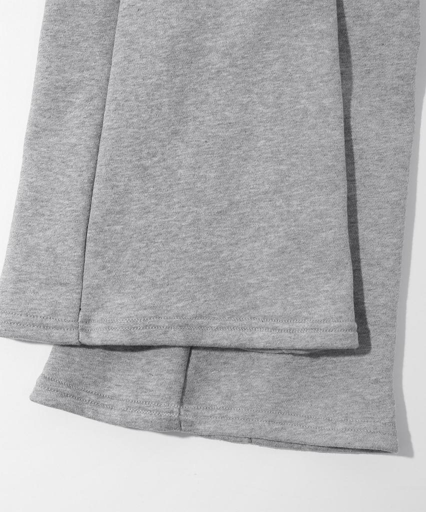 KIJIKO Ke611-Bootcut Skirt Pants Melange Gray