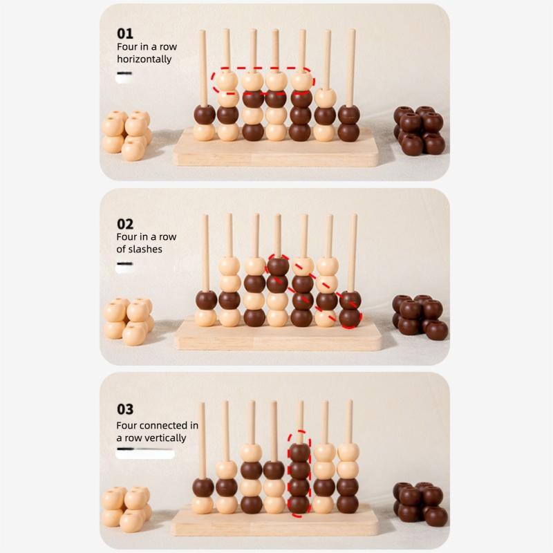 3D Connect Four game, a strategic board game for kids, promotes spatial reasoning skills, educational toy, learning tool