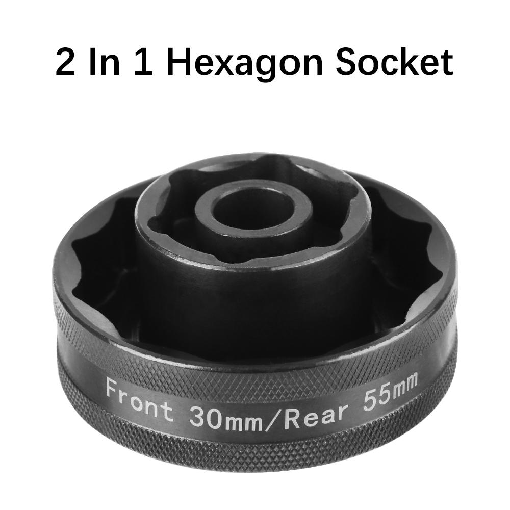 30mm 50mm Hexagon Socket 3/8 Inch Drive For Ducati 1098 1198 1198S 1200S 1299 Motorcycle Wheel Nut Socket Tool Nut Removal Kit