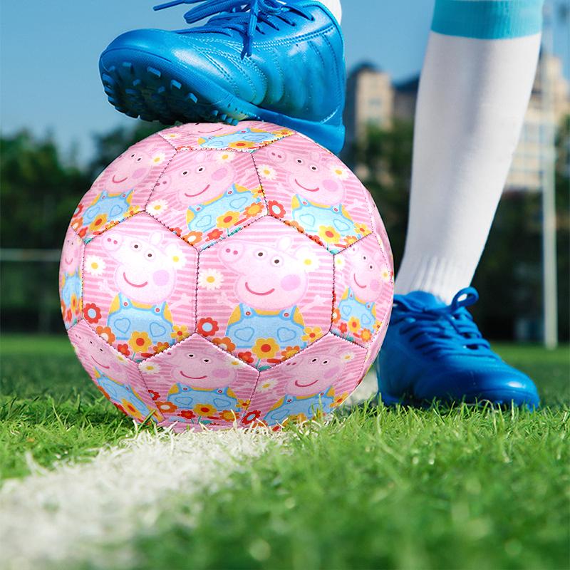 Pink Pig Print Size 5 Soccer Ball, PU Wear Resistant Football for Match Training and Daily Practice, Birthday Gift for Soccer Fans