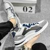 Herrenschuhe Outdoor-Sneaker 2025 Mode Leichte Laufschuhe PU-Leder Tennisschuhe Mesh Schnürschuhe Freizeitschuh Tenis Hombres