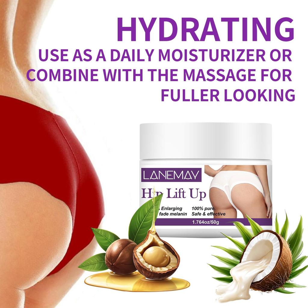 Hip Lift Up-Lifting Buttocks And Elasticity-Smooth and Beautiful hip-Suitable For All Skin Types, 50g
