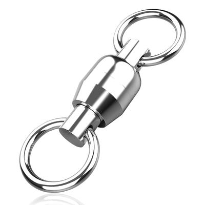 GRANDBASE Ball Bearing Swivels Strength Fishing Tackle Saltwater Fishing Lures Stainless Steel Solid Ring Set of [Break Tested] Corrosion-Resistant