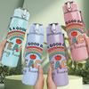 1PC Its A Good Day To Teach Quote Print 750ml Color Plastic Sports Water Bottle Leakproof Flip Straw Lid Suitable for Sports Office Home Use