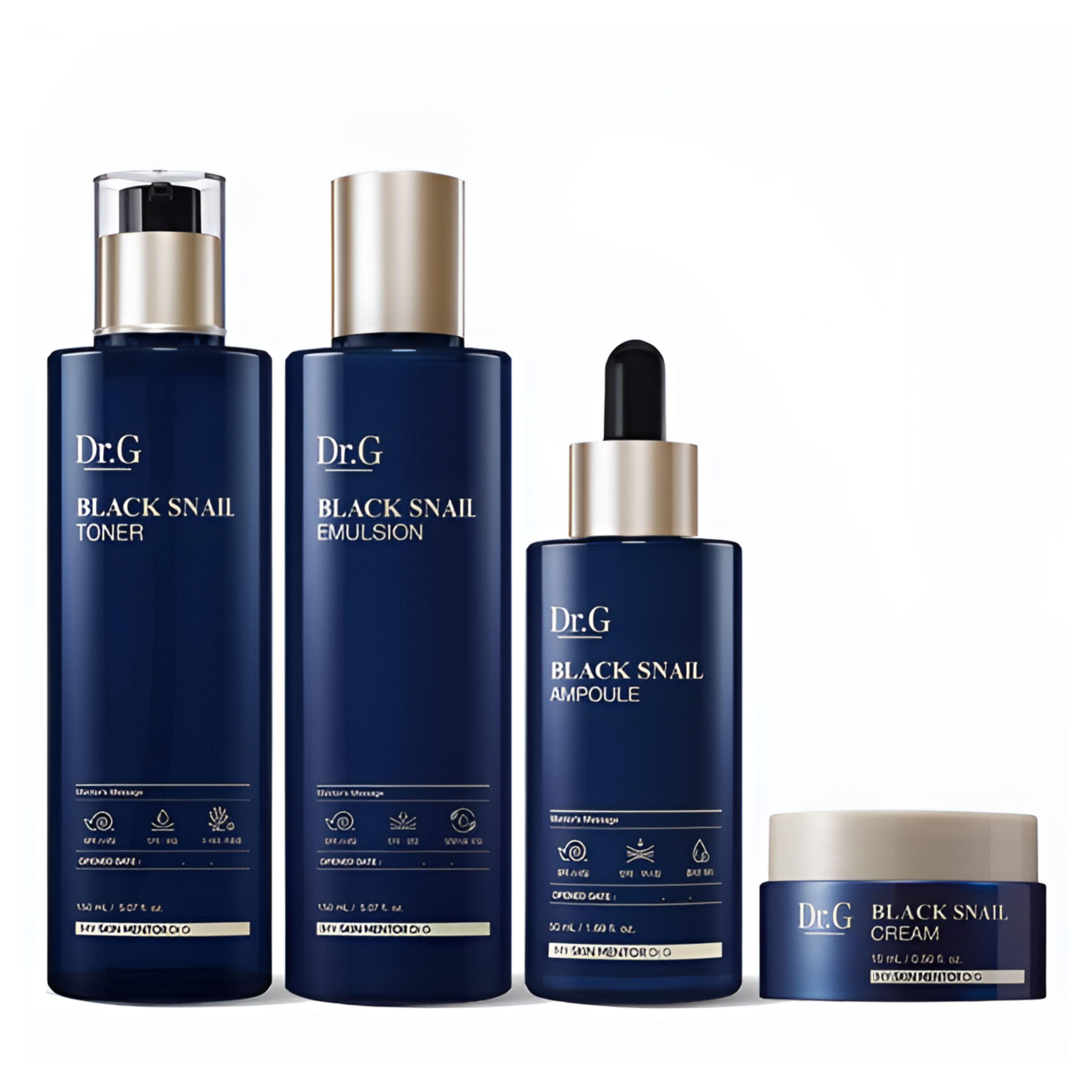 

Dr.G Black Snail Prestige Skincare 4-Piece Set