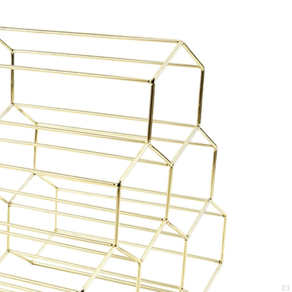 Elegancki uchwyt na butelkę wina do stylowego wystroju domu