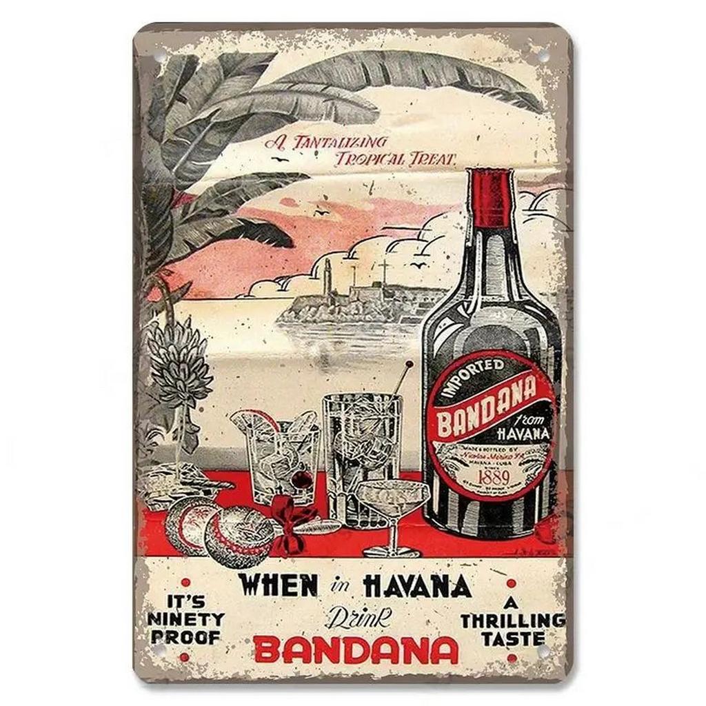 Latta Segni Metallo Cornetto Barbar Decorazione Murale Targhetta Arte Vintage Poster Pittura su Ferro per Man Cave Casa Caffetteria Club Giardino Bar