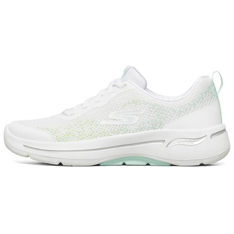 (WMNS) Skechers Go Walk Arch Fit White Light Blue Women s 124486-WLB EU 35
