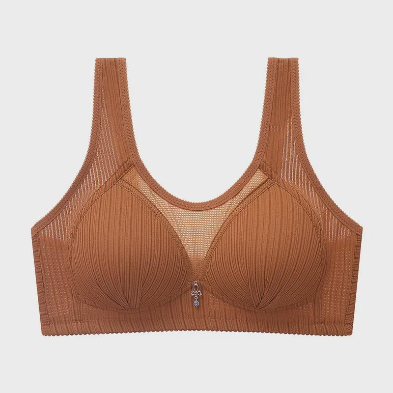 Large Thin Non-Magnetic Tube Top Bra with Upper Support for Large Chest