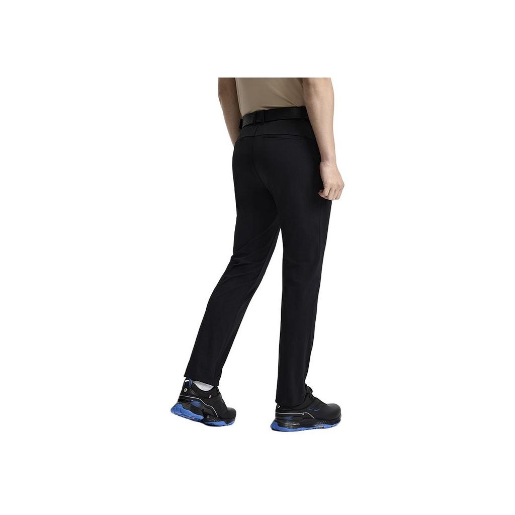 FILA Golf Series Solid Color Comfortable Woven Durable Casual Pants Men bottoms Deep-Black A11M525801F-BK