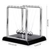 Portable Newtons Cradle Balance Metal Ball Science Physic Toy Fingertip Fidget Swinging Ball Toy for Desktop Anti-stress