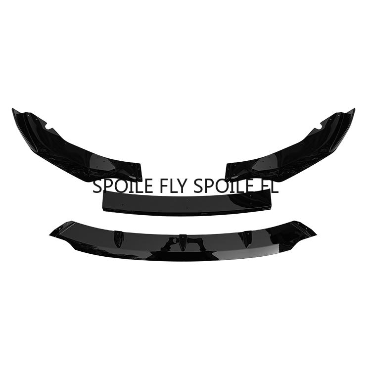 4X 2018-Up For BMW X5 G05 Pre Facelift Car Front Bumper Lip Splitter Spoiler Body Kit Diffuser Guard Cover By ABS Glossy Black