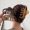 Large Retro Jelly Color Octopus Hair Claw for Women - Elegant French Hair Clip for Thick Hair, Perfect for Buns.