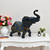 Elephant Statue Animal Art Sculpture Decoration Good Luck for Cabinet Bedroom Desktop
