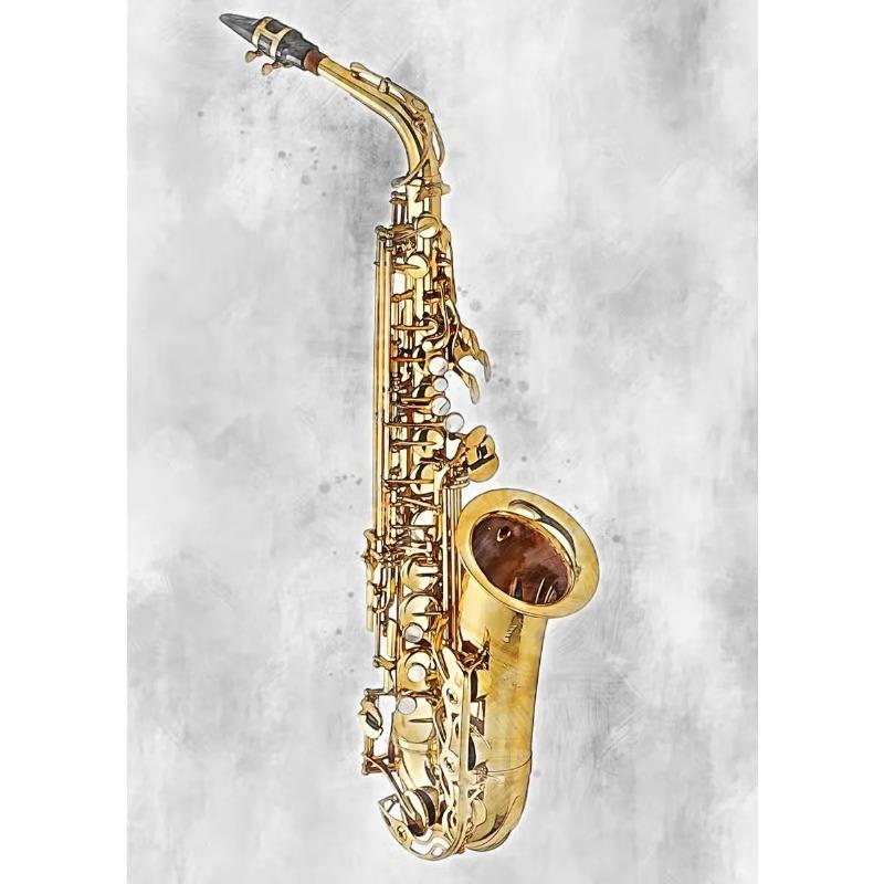 

Акварель Искусство Музыкальный Инструмент Плакаты Саксофон Скрипка Виолончель Гитара Фортепиано Печать на Холсте Картины Каудрос Настенное Искусство Домашний Декор 21cm×30cm NoFrame