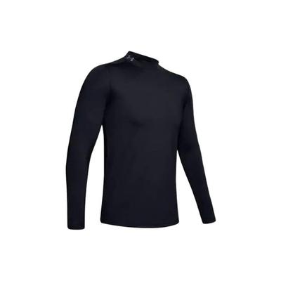ColdGear Langarm Trainings-Sport-T-Shirt Herren Oberteile Schwarz 1345703-001