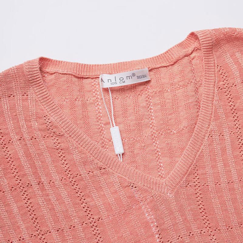 Anlom Women's V-Neck Short Sleeve Knit T-Shirt