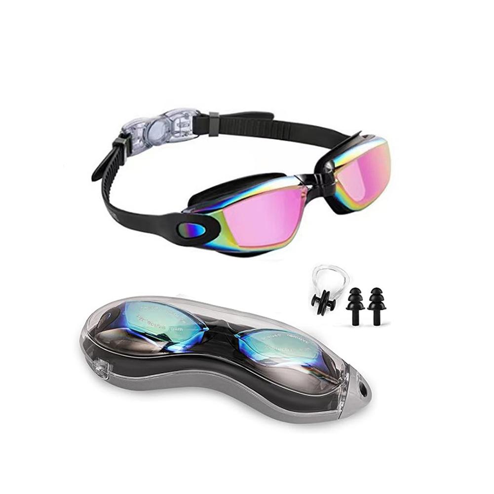 Adults Swim Goggles Anti Fog Swimming Goggles Waterproof HD Swim Glasses UV Protection Swimming Goggles for Men Women