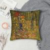 Gustav Klimt Country Garden  Printing Pillowcase Cushion Cover  Pillow Covers New Style Chair Decoration Zipper Multi-Size