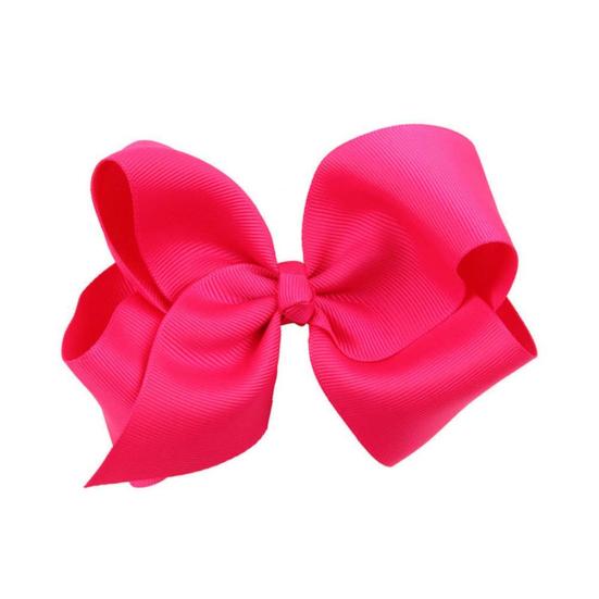 Lovely Baby Toddler Girl Little Princess Big Bow Grosgrain Ribbon Hair Clip Gift