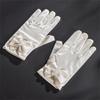 Bowknot Gloves for Ceremony School Boys and Girls Bowknot Elastic Gloves for Dress Etiquette Gloves Stage Performances