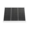 Portable Solar Panel 50W 18V Monocrystalline Waterproof High Efficiency for Home House Boat Trailer 