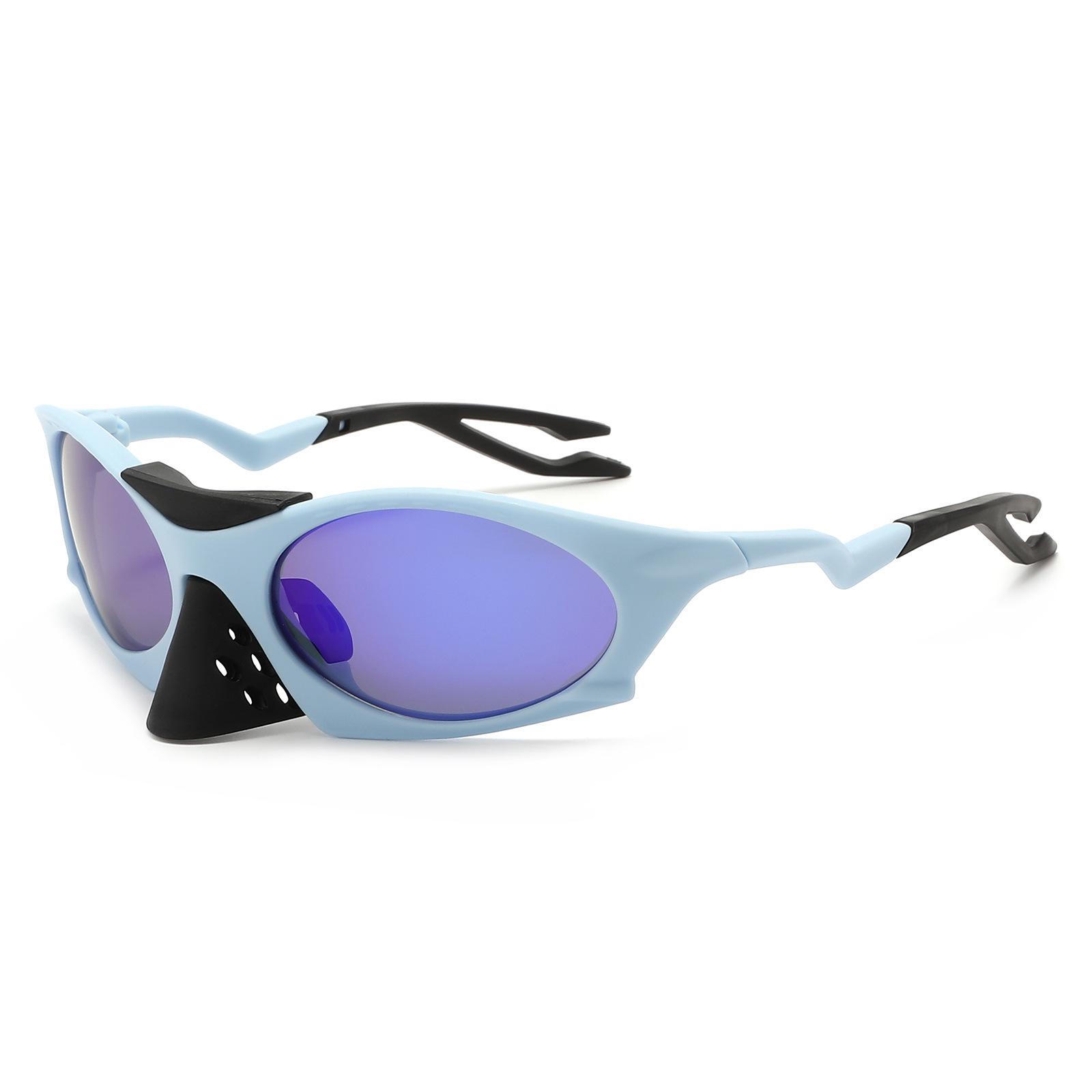 Trendy Unisex Polarized Cycling Sunglasses: Retro, Colorful & Protective Outdoor Sports Eyewear Regular