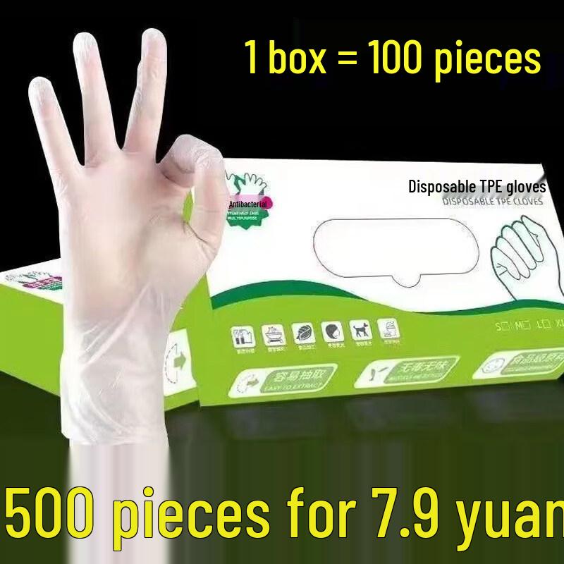 ZISIZ 500-Count Disposable Paper Gloves