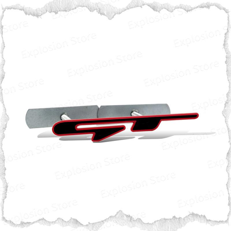 GT GT Line Logo Car Decor Metal Sticker Car Head Grill Emblem Rear Trunk Badge Decals For RCZ For Kia Sportage Rio K3 K5