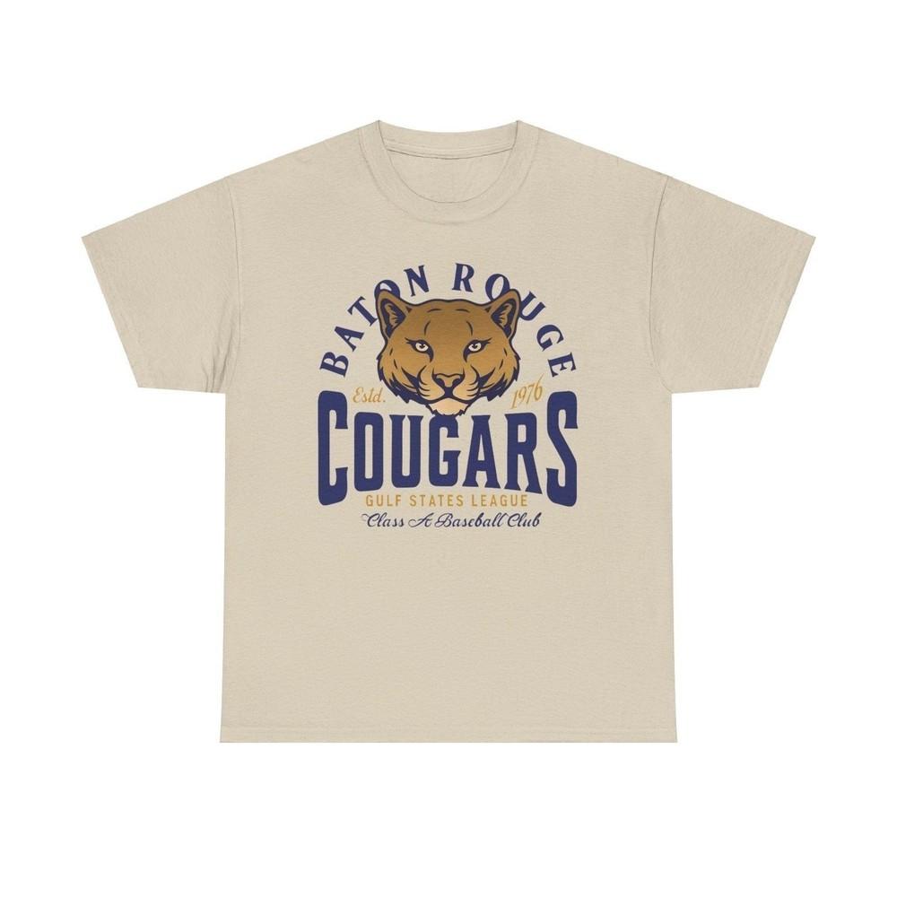 

Baton Rouge Cougars Est 1976 Louisiana Baseball Team T-shirt M