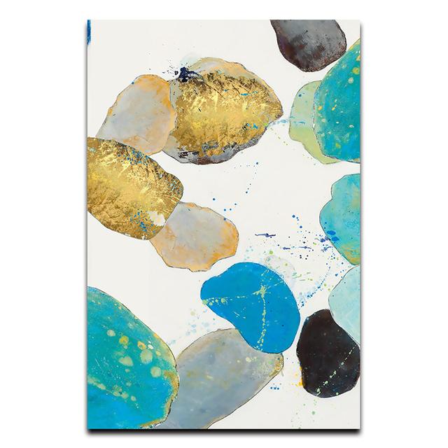 Renkli Soyut Taşlar Duvar sanat resmi tuval Boyama Posteri Baskı Duvar Sanatı Resimleri Oturma Odası Dekorasyon