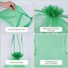 Grape Protection Bag, Organza Bags with Drawstring, Fruit Protection Bag, Reusable Organza Grape Protection Bag, to Protect Against Wasps, Birds (Gras