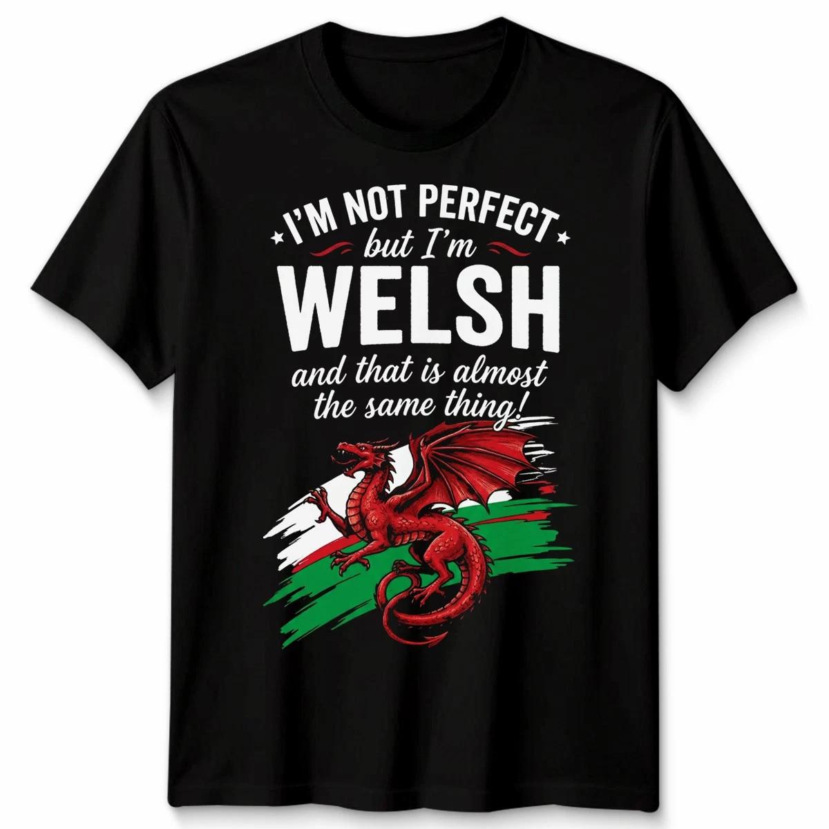 Welsh Dragon Slogan I Am Welsh Nationality Clothing Mens Womens T Shirt Tee XXXXL