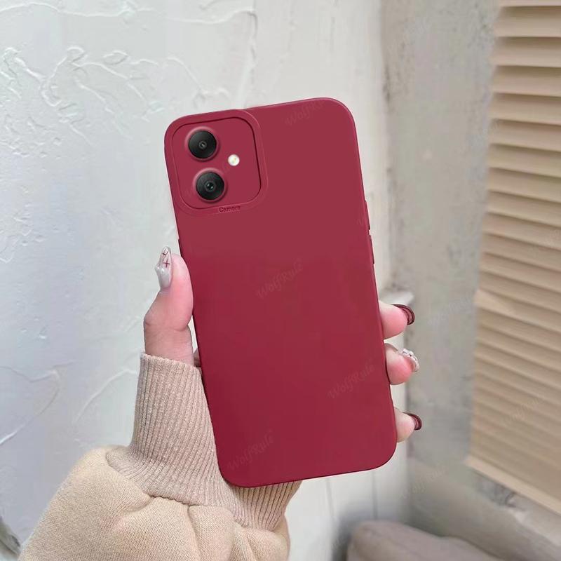 For Samsung Galaxy A05 Case Cover Samsung A05 Capas New Camera Protector Silicone Colour Shockproof TPU Soft Fundas Samsung A05