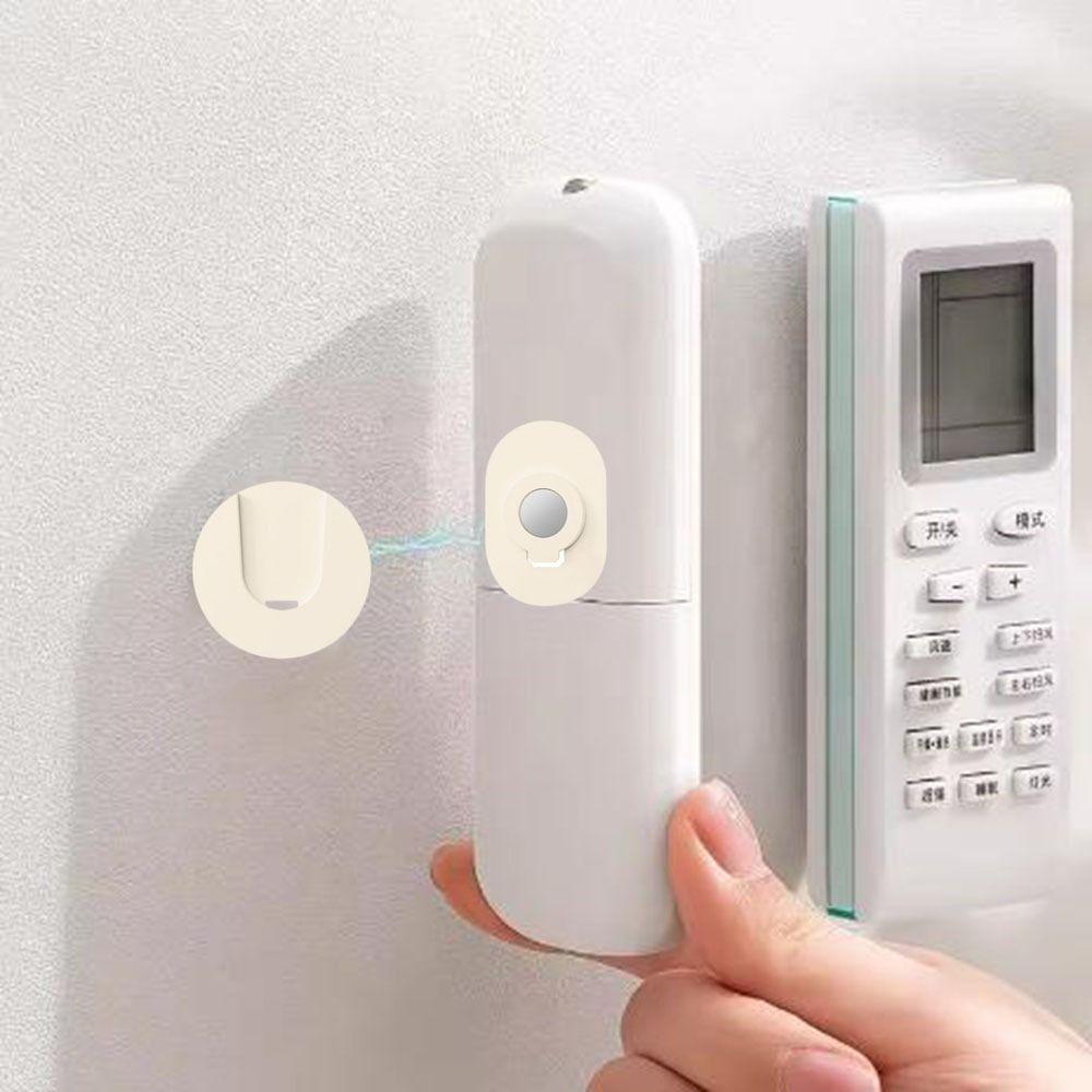 5 Set Punch Free Remote Control Magnetic Sticker Plastic Strong Magnetic Hooks  Office