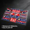 vbjhr10 Stickers Moto Sticker Auto Body Bumper for Honda Windows Motorcycle Laptop Walls Vinyl Decal Car Tuning Accessories