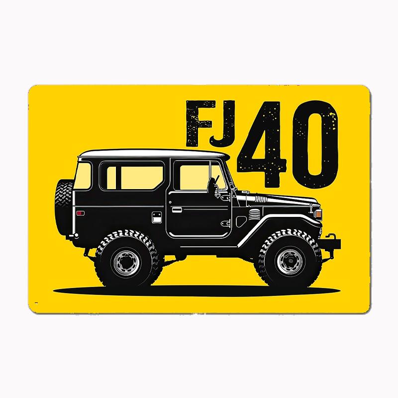 

Металлическая табличка Постер Land Cruiser FJ40 Декор для гаража Гостиной Жилой комнаты Жилой Индивидуальная Жесть Винтаж Домашнее украшение Стена 20x30cm（7.8x11.8inch）