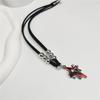 Dark Style Liquefied Starry Men's Necklace Hip-Hop Style Necklace Sweater Chain Niche Design High-End Pendant