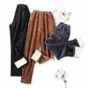 Frauen Wolle Hose Winter Dicke Warme Kaschmir Hosen Cord Weibliche Einfarbig Lose Hosen