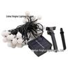 Outdoor LED Solar Crystal Ball String Lights - Waterproof Decorative Lights for Camping and Tents