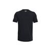 Under Armour Solid Logo Fitness Training Short Sleeve T-Shirt Men Tops Black 1359870-001