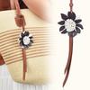 Ciondolo Borsa Girasole in Pelle Fatto a Mano Piccolo Margherita Cordino Fai da Te Borsa Femminile Creativo Cartone Animato Ciondolo