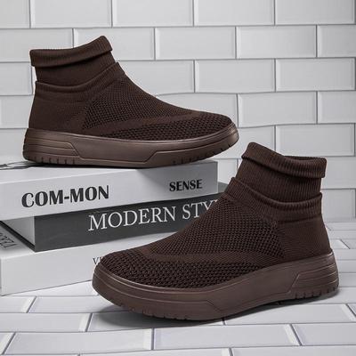 Unisex Fileli Spor Ayakkabılar: Yeni Stil Flyknit, Büyük Beden Seçenekleri, Günlük & Elastik Çorap Ayakkabılar