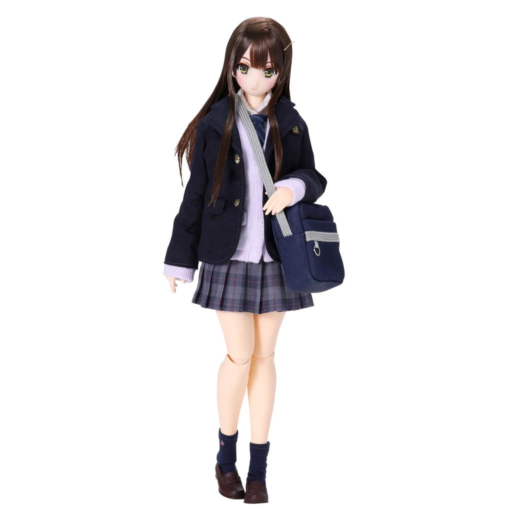 Azone International Kazuharu Kina School Uniform Collection Yui Scale Movable 248mm 1/6 Pre-painted Doll, Approx.