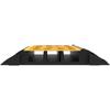 3 Channel Rubber Cable Protector Ramp Heavy Duty Cable Wire Cord Cover Ramp Speed Bump Driveway Hose Cable Ramp Protective Cover
