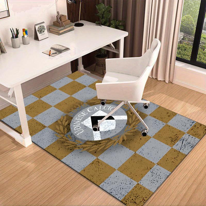 1PC Udinese Calcio Crest Rug Game Carpet, Floor Mat for Bedroom Living Room Entryway Rug, Home Decor Idea Gift for Christmas birthday
