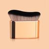 1 Stück Hand-Make-up-Pinsel, Foundation-Pinsel, Gebogener Pinsel, Weiche Borsten, Gleichmäßige Anwendung, Hochwertiger Make-up-Pinsel, Reise-F