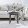 VidaXL Coffee Table Grey Ø 55x45 Cm Solid Pine Wood 822329