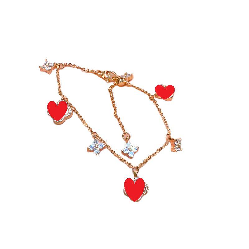 Zircon Flower Rhombus Bracelet: Elegant Light Luxury Hand Jewelry for Women