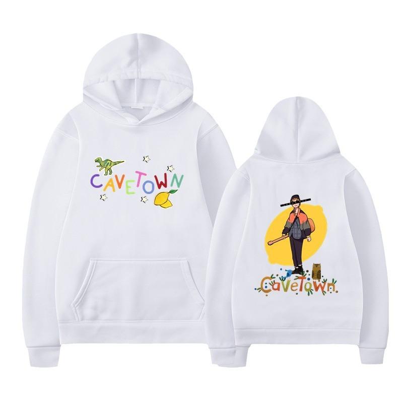 Autumn And Winter Sweater Cavetown Printed Trend Loose Sweater Hip Hop High Street Versatile Hooded Jacket Casual